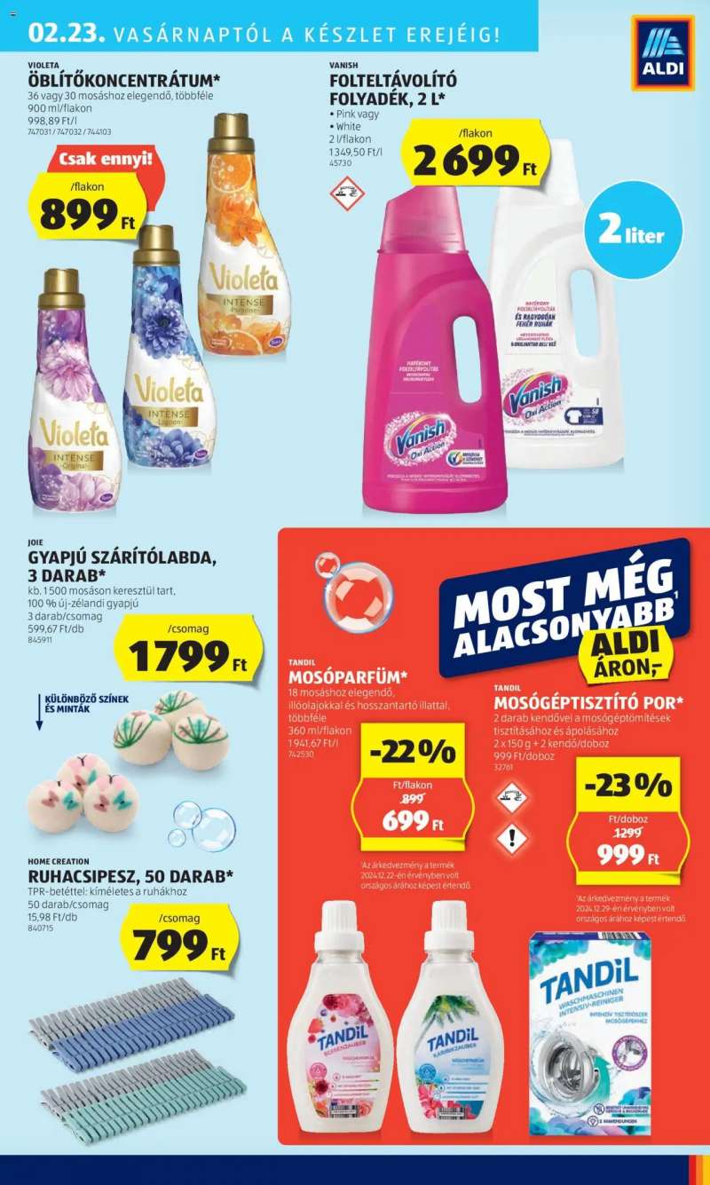 Aldi Akciós újság Aldi 53 oldal