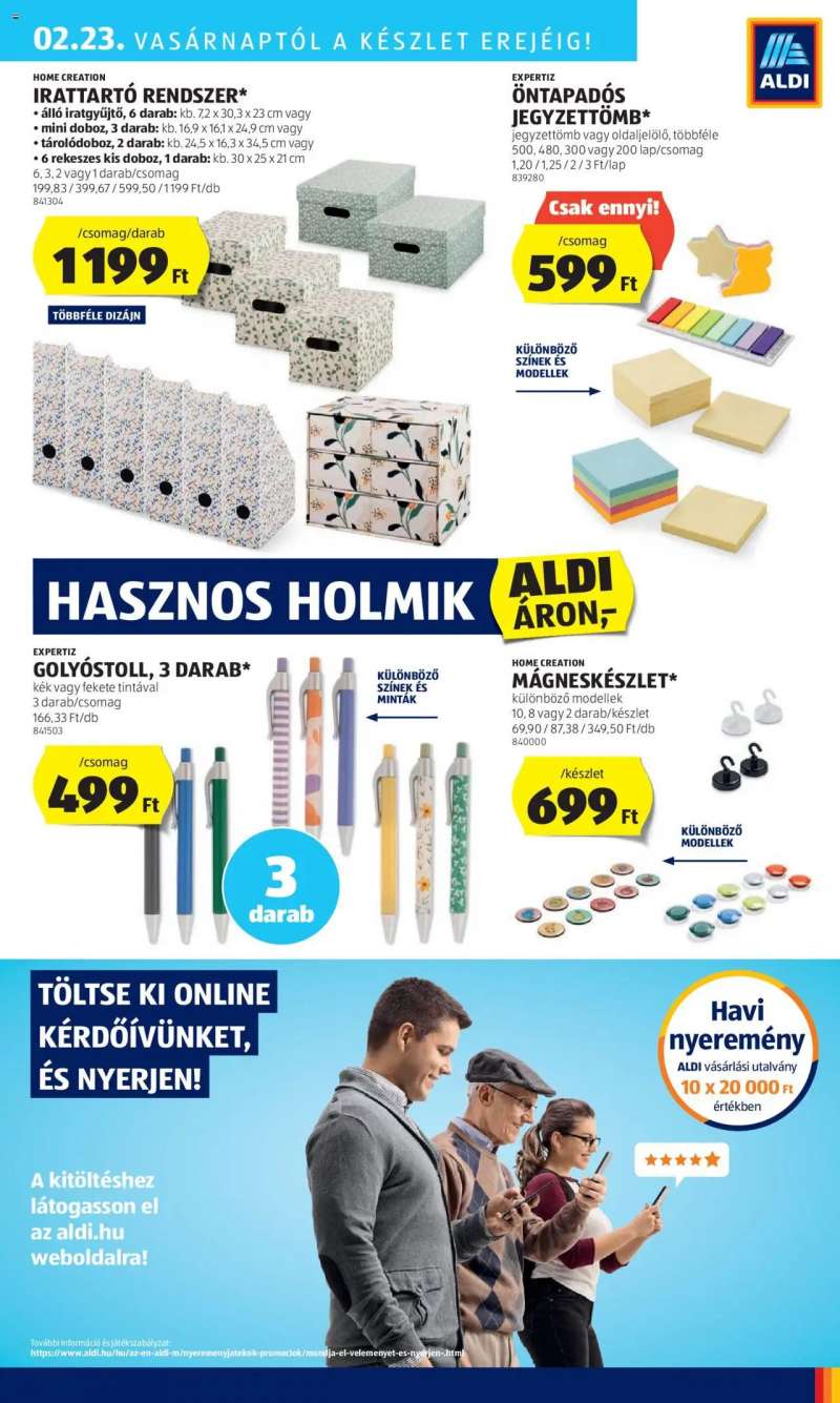 Aldi Akciós újság Aldi 55 oldal