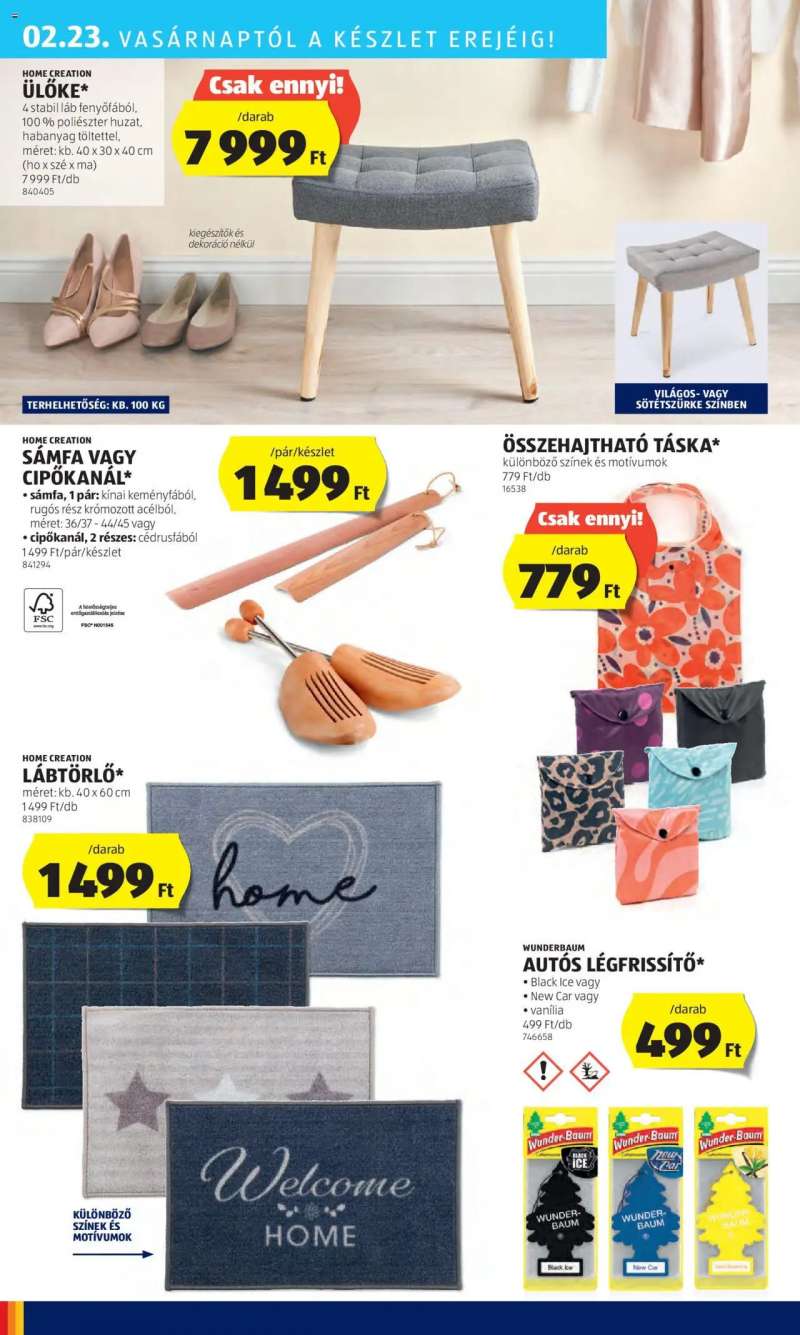 Aldi Akciós újság Aldi 58 oldal