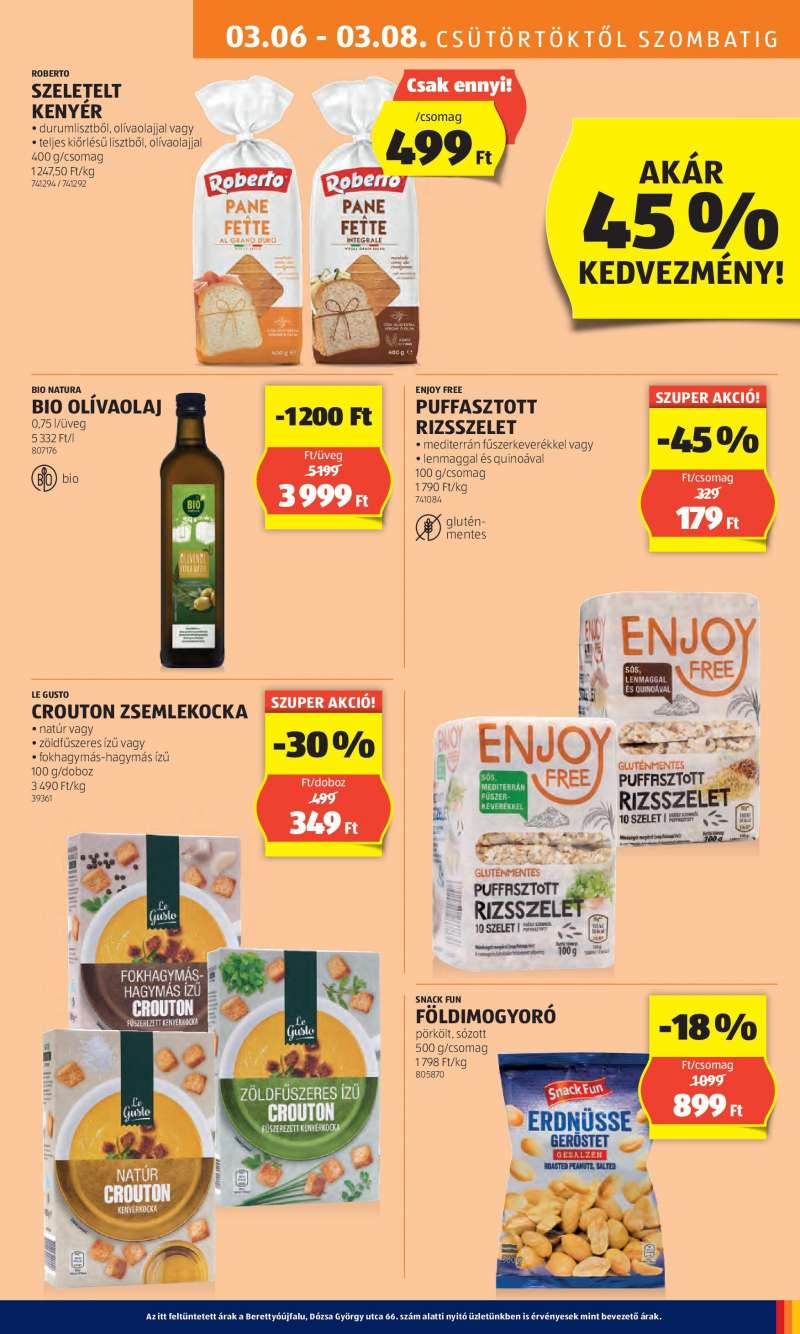 Aldi Akciós Újság 15 oldal