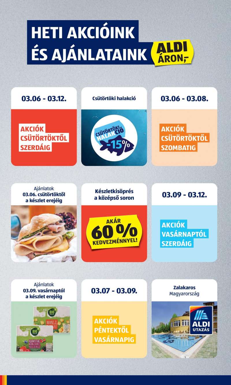 Aldi Akciós Újság 2 oldal