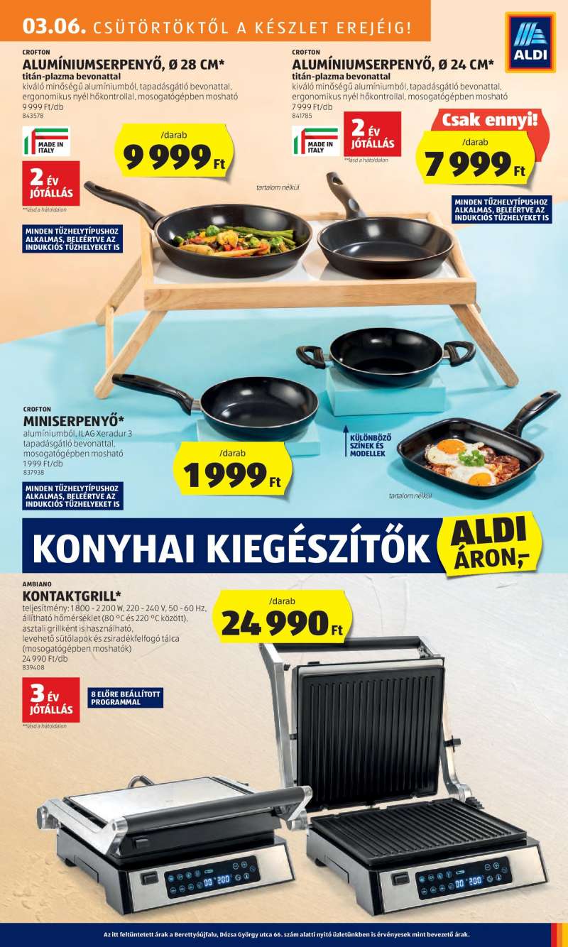 Aldi Akciós Újság 21 oldal