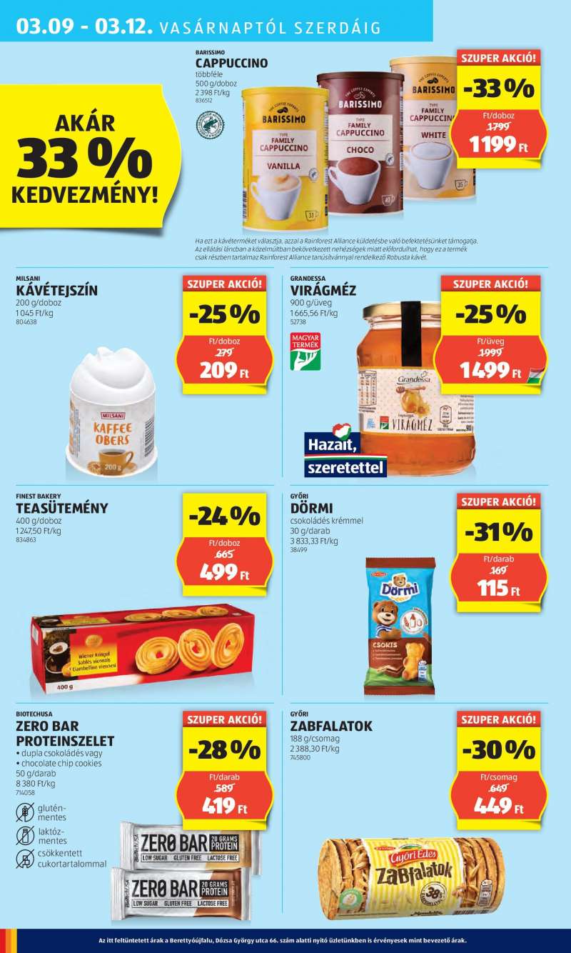 Aldi Akciós Újság 38 oldal