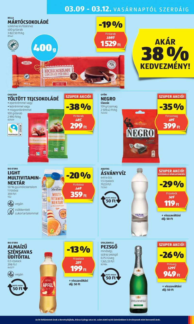 Aldi Akciós Újság 39 oldal