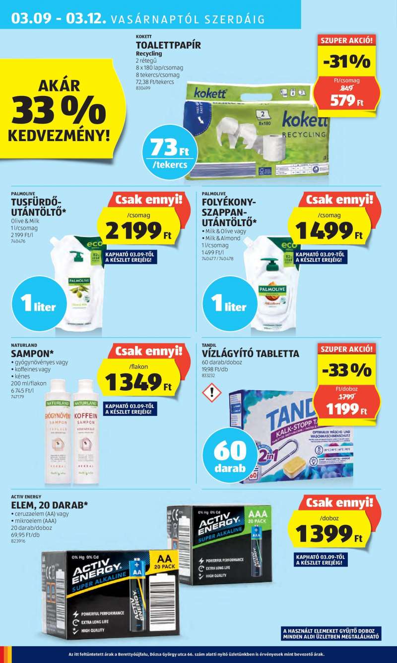 Aldi Akciós Újság 40 oldal