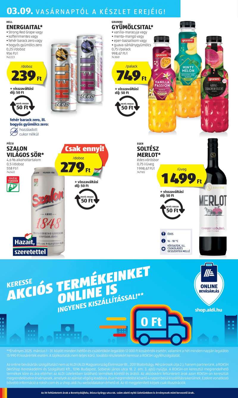 Aldi Akciós Újság 46 oldal