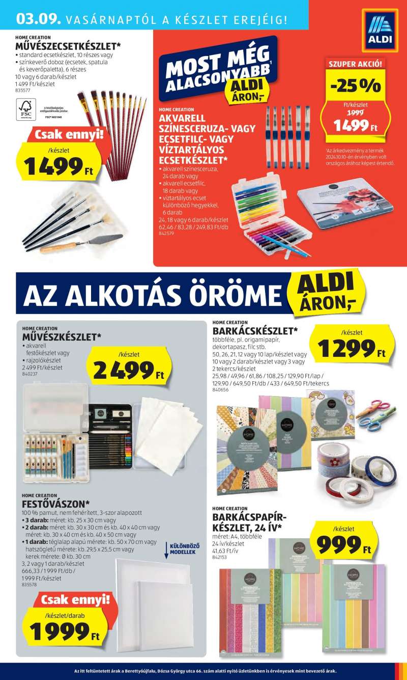 Aldi Akciós Újság 47 oldal