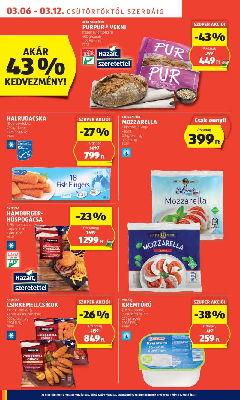 Aldi Akciós Újság 6 oldal