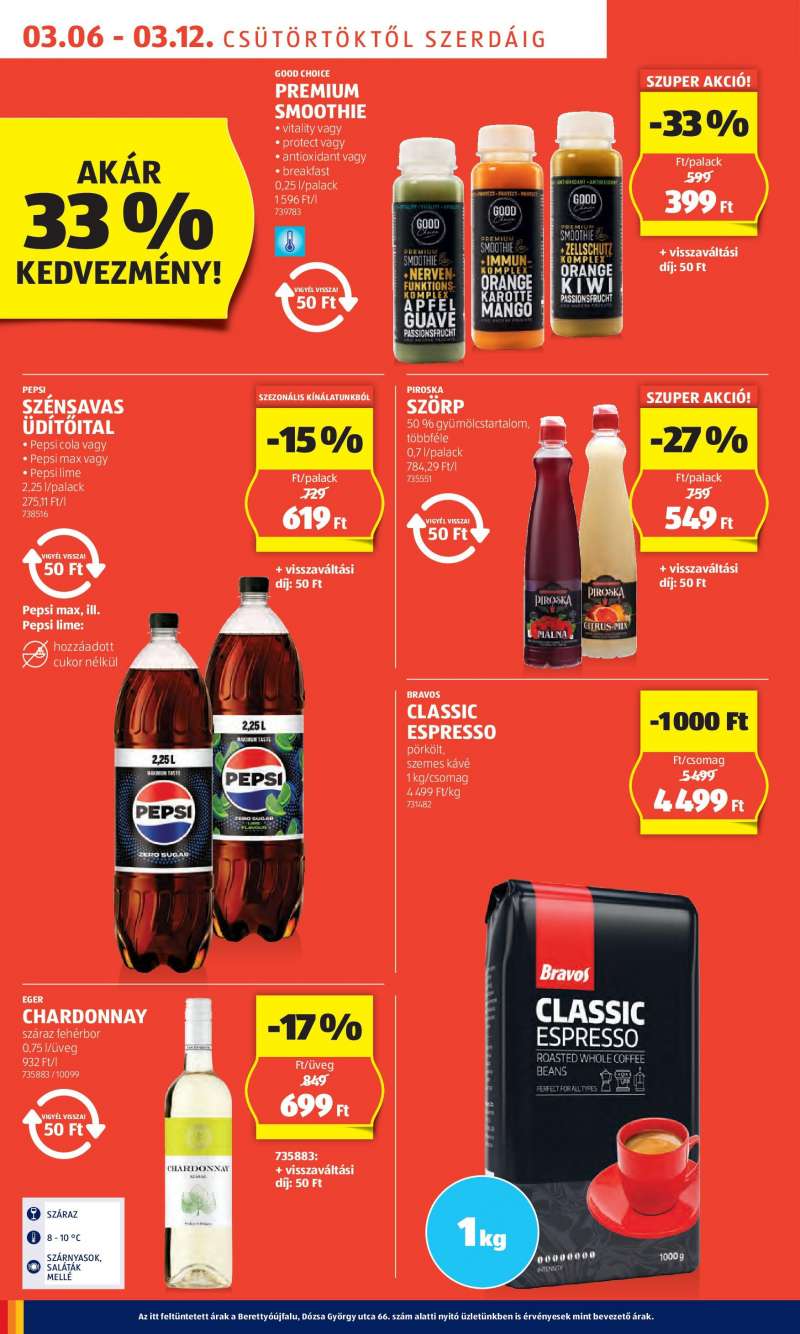 Aldi Akciós Újság 8 oldal