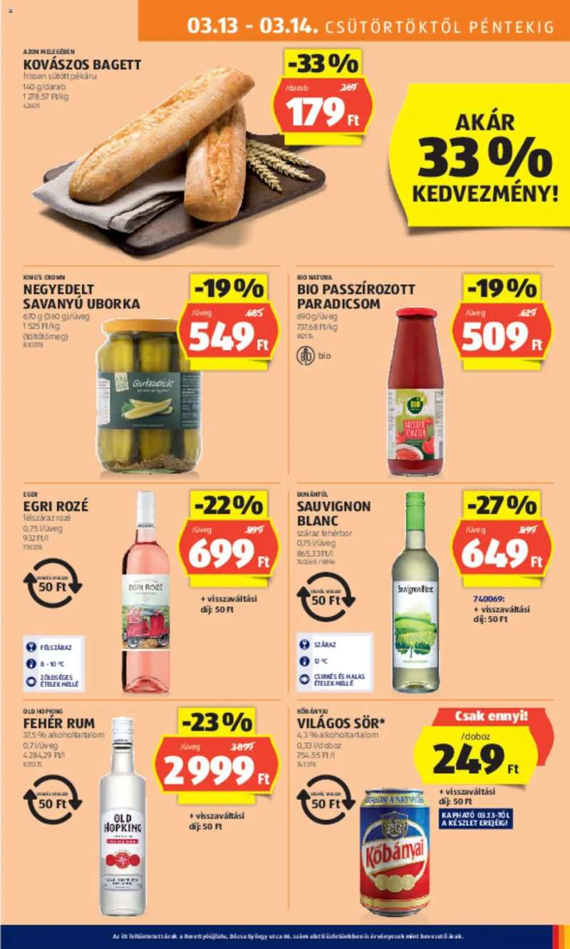 Aldi Akciós újság Aldi 13 oldal