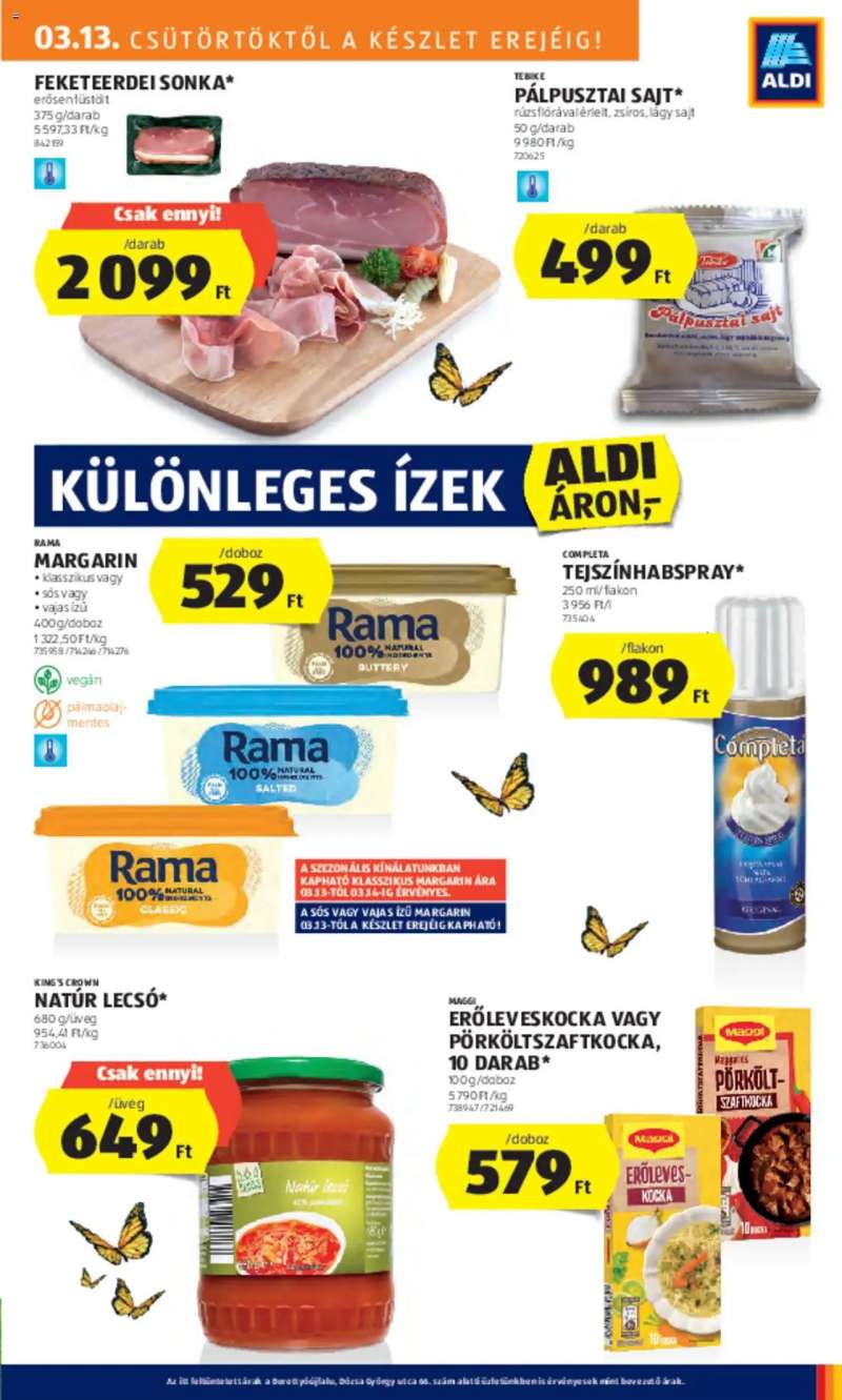 Aldi Akciós újság Aldi 15 oldal