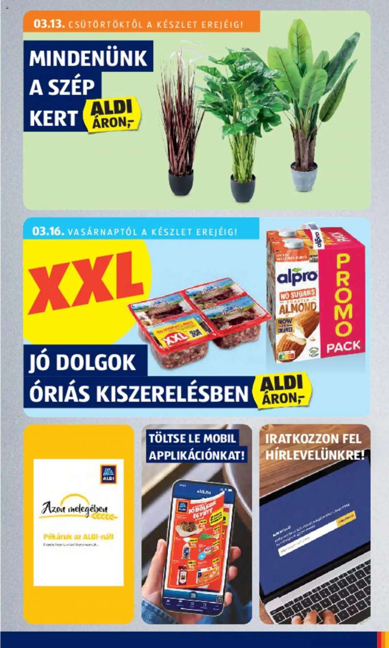 Aldi Akciós újság Aldi 3 oldal