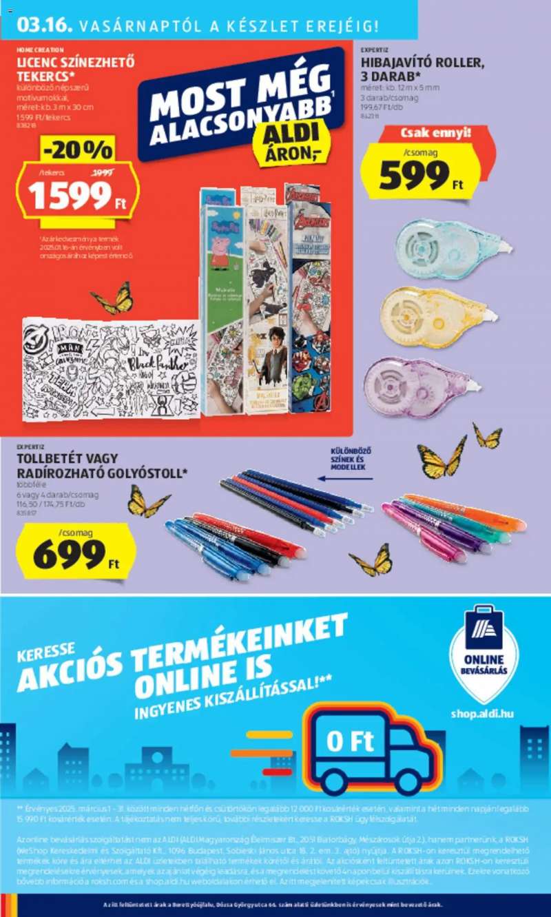 Aldi Akciós újság Aldi 46 oldal