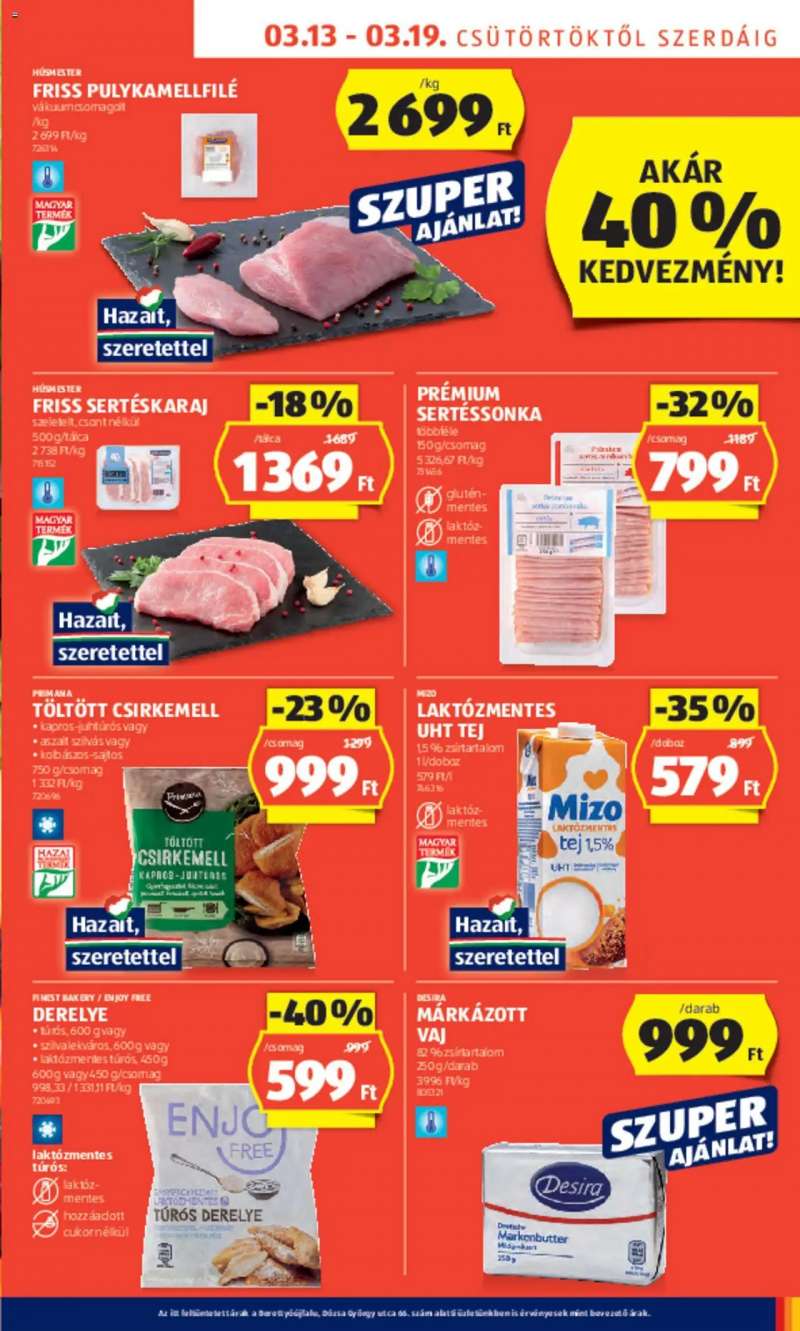 Aldi Akciós újság Aldi 5 oldal