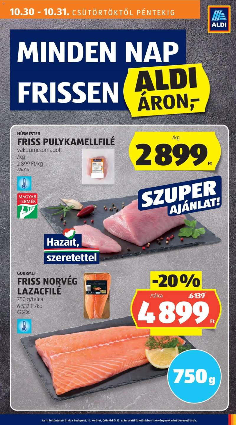 Aldi Akciós újság Aldi 21 oldal