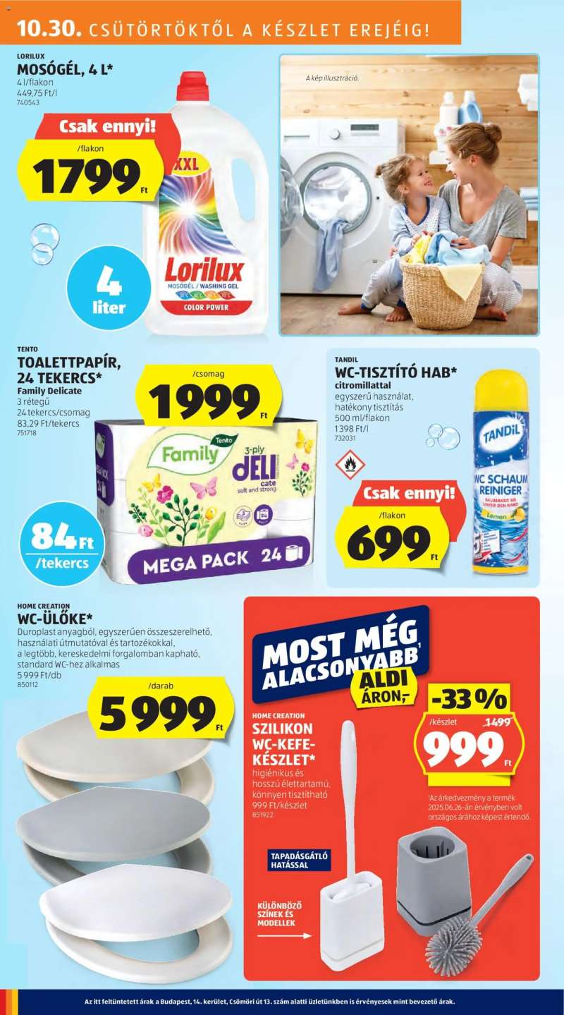 Aldi Akciós újság Aldi 28 oldal