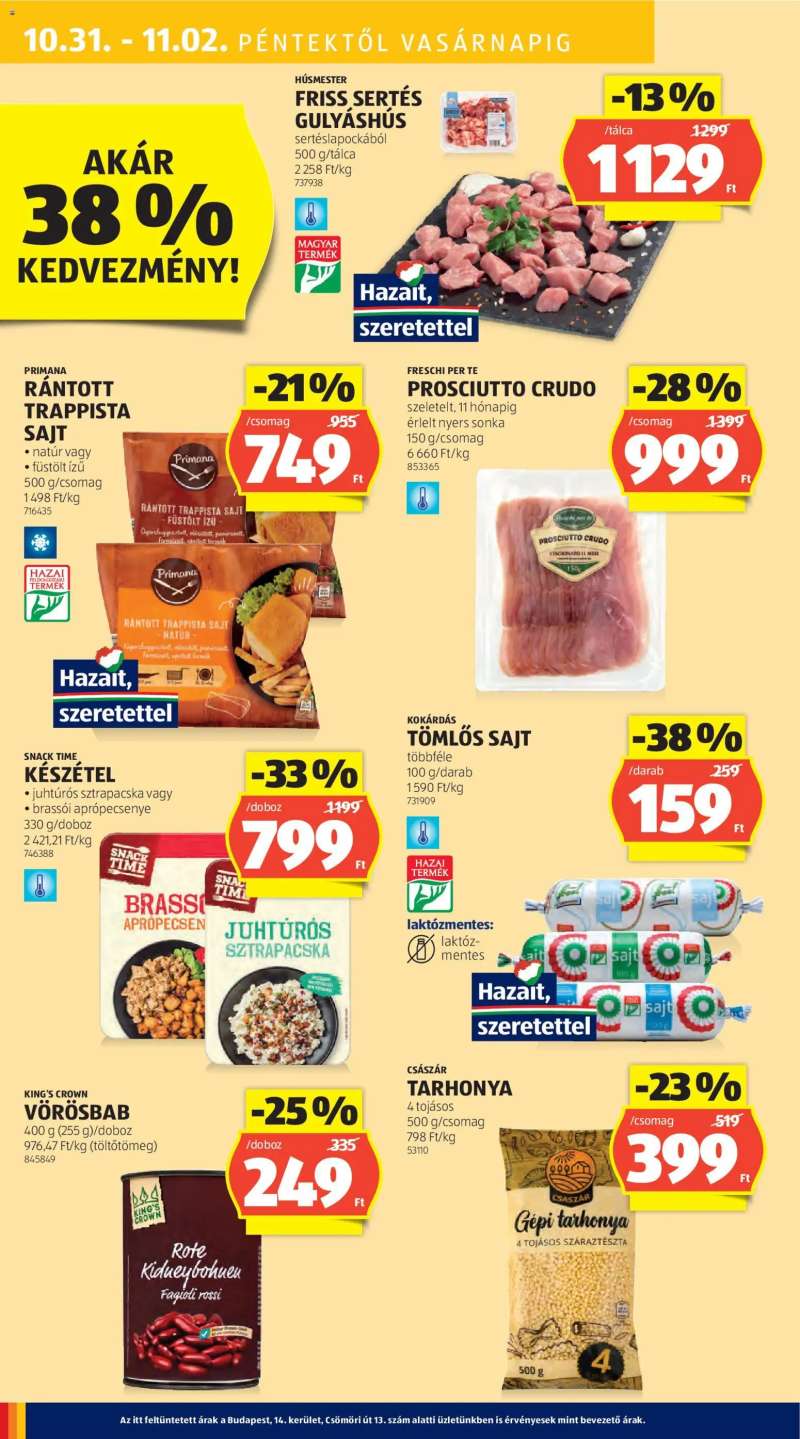 Aldi Akciós újság Aldi 32 oldal