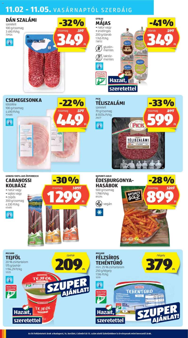 Aldi Akciós újság Aldi 34 oldal