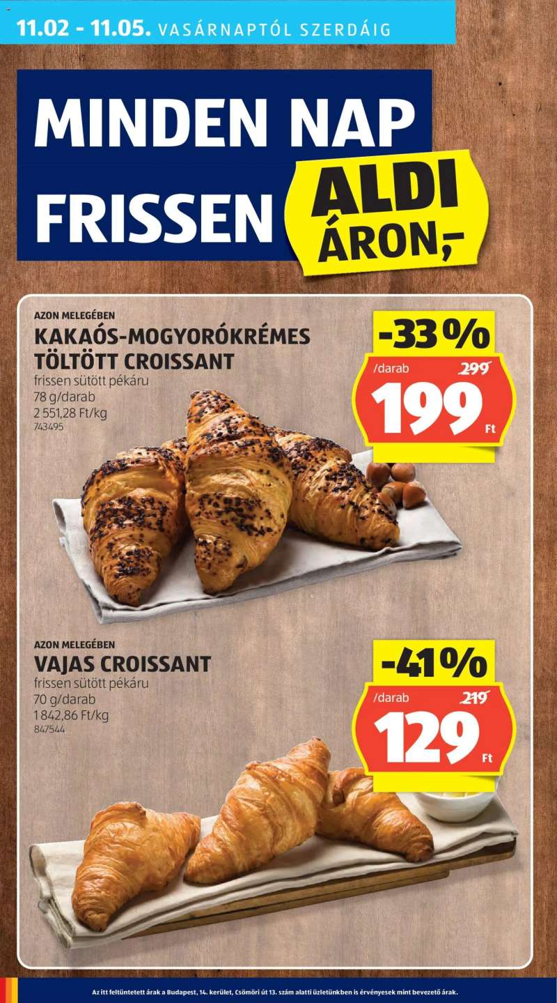 Aldi Akciós újság Aldi 38 oldal