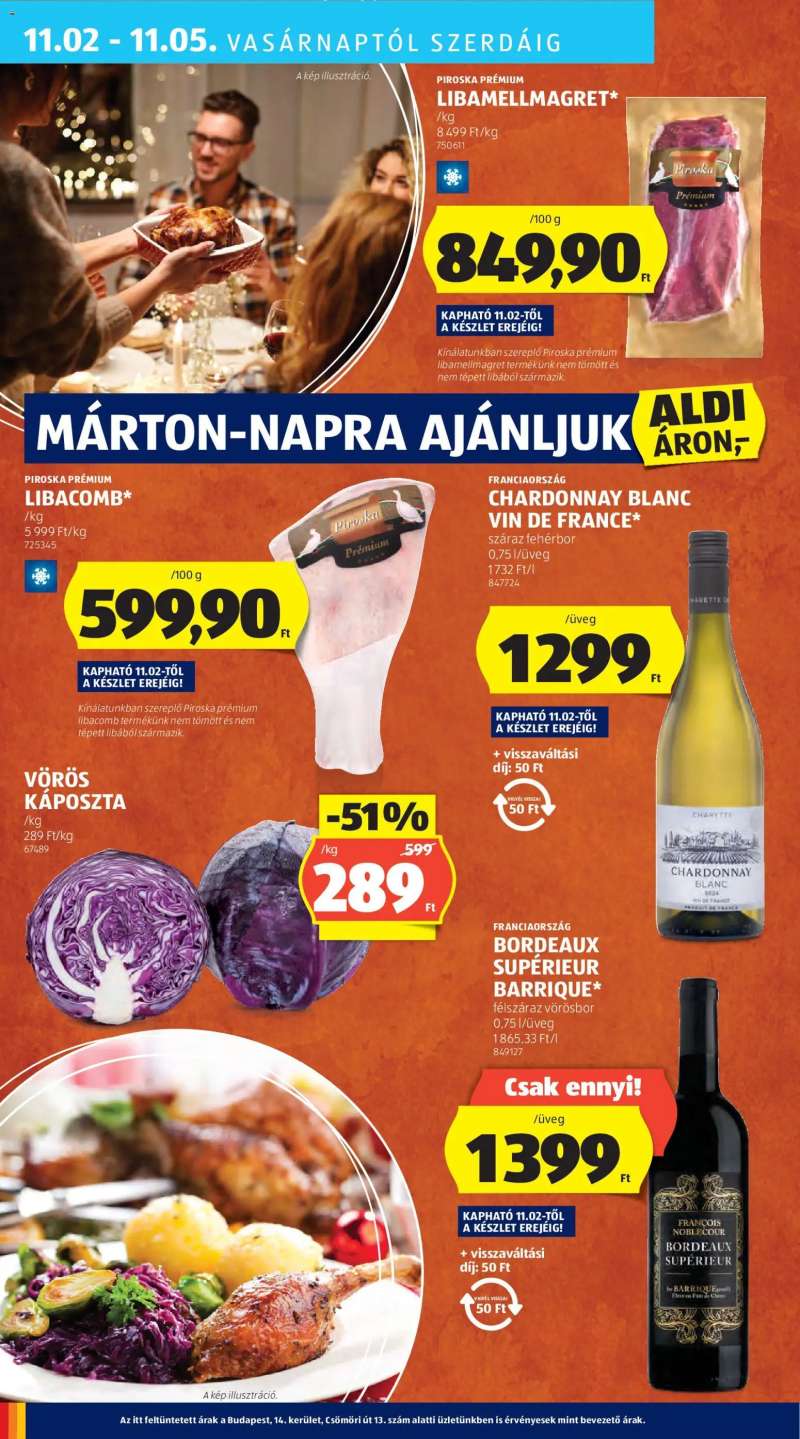 Aldi Akciós újság Aldi 40 oldal