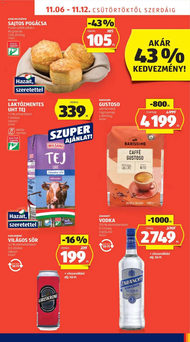 Aldi Akciós újság Aldi 15 oldal