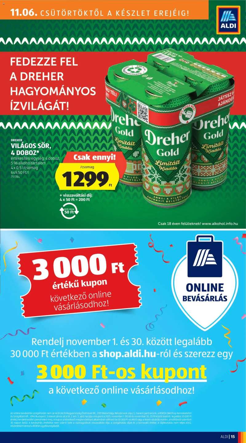 Aldi Akciós újság Aldi 23 oldal