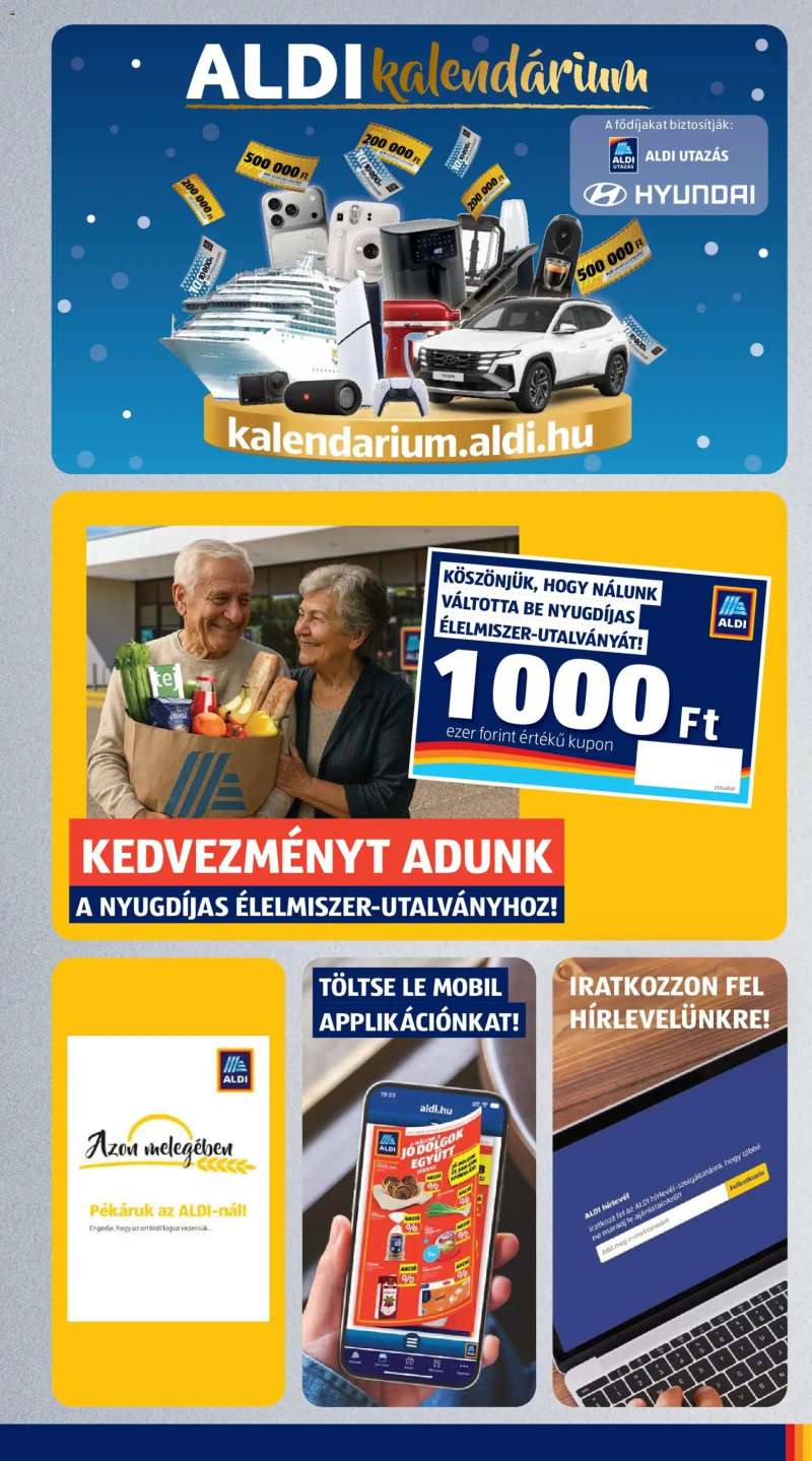 Aldi Akciós újság Aldi 3 oldal