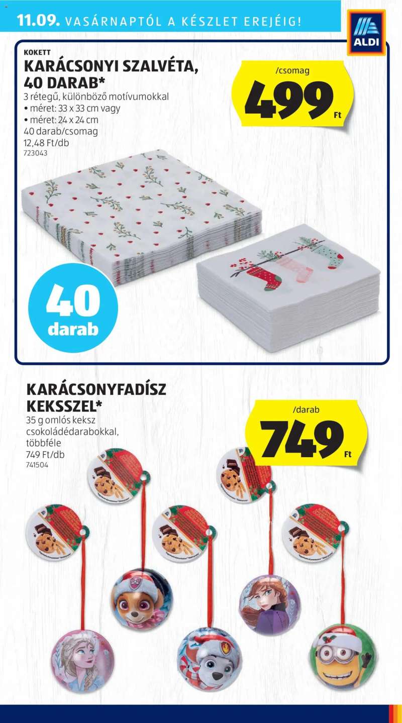 Aldi Akciós újság Aldi 5 oldal