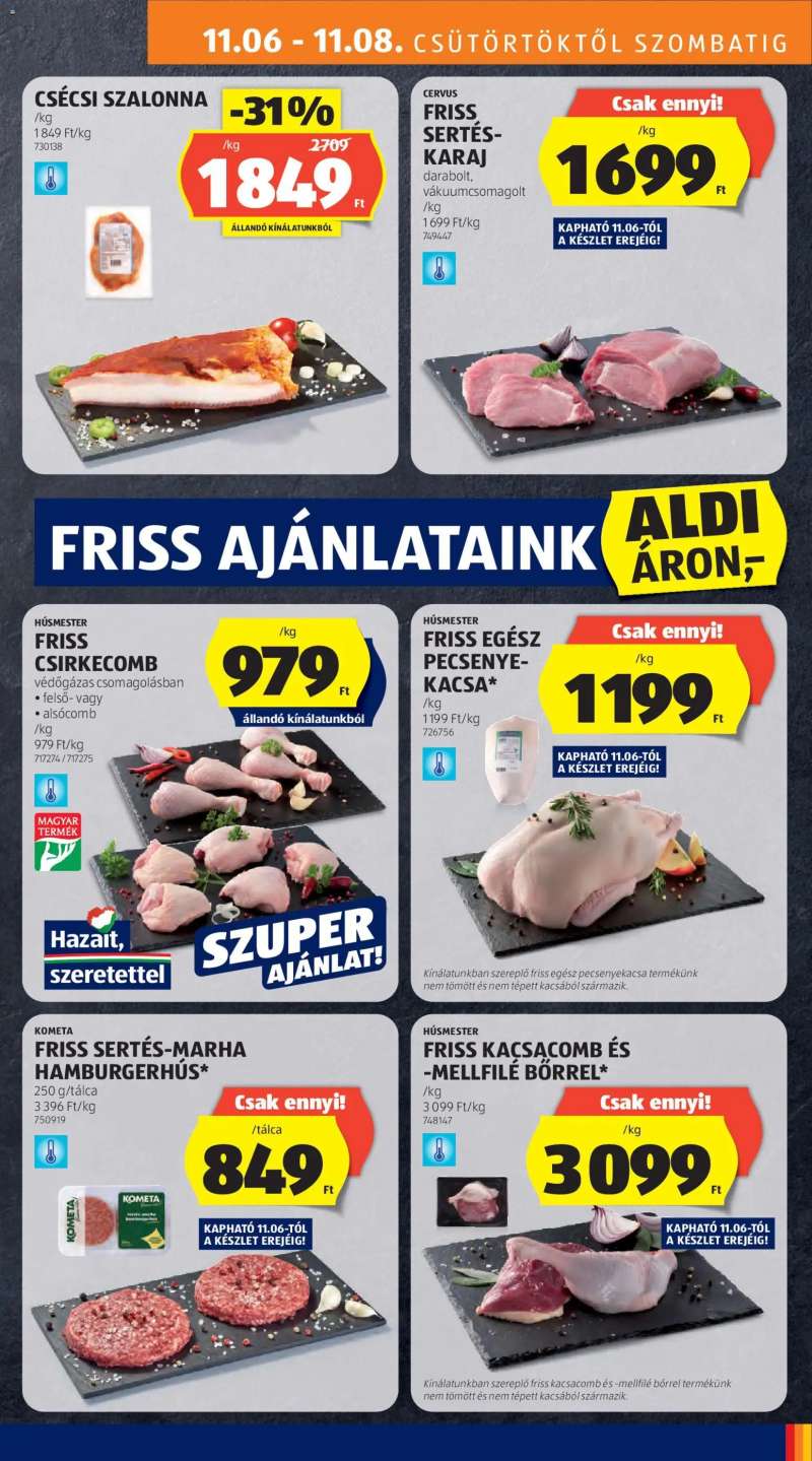 Aldi Akciós újság Aldi 7 oldal