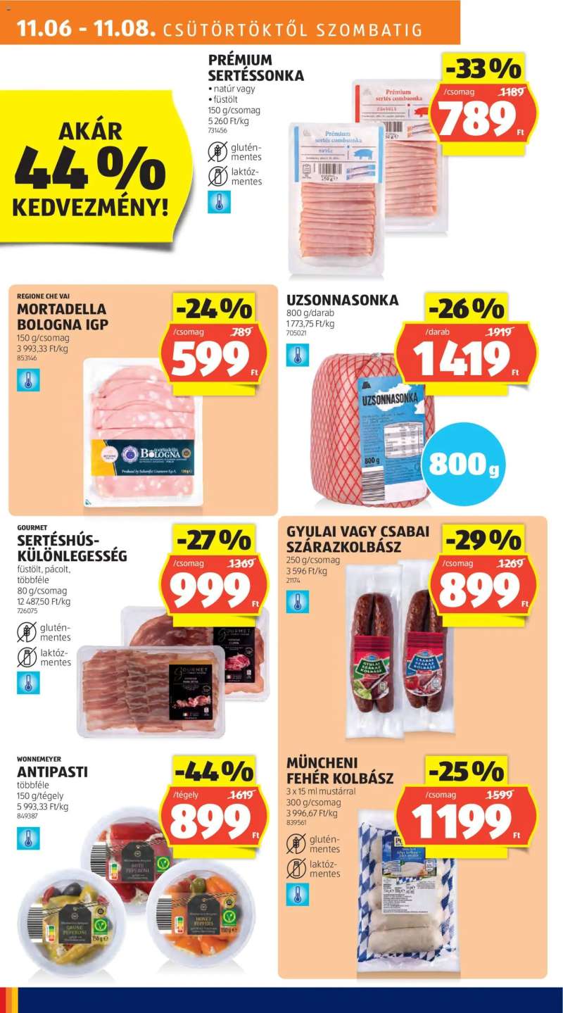 Aldi Akciós újság Aldi 8 oldal