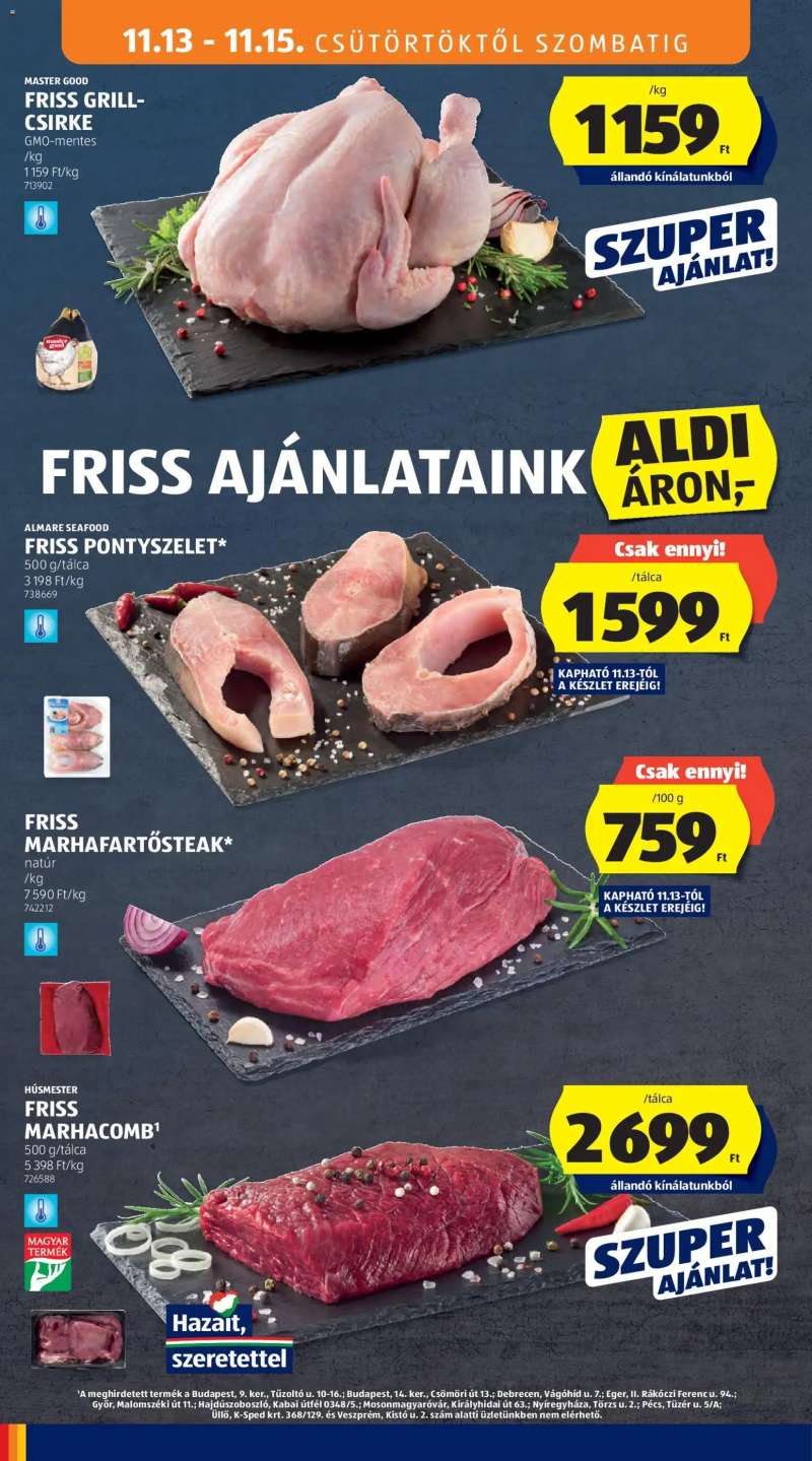 Aldi Akciós újság Aldi 10 oldal