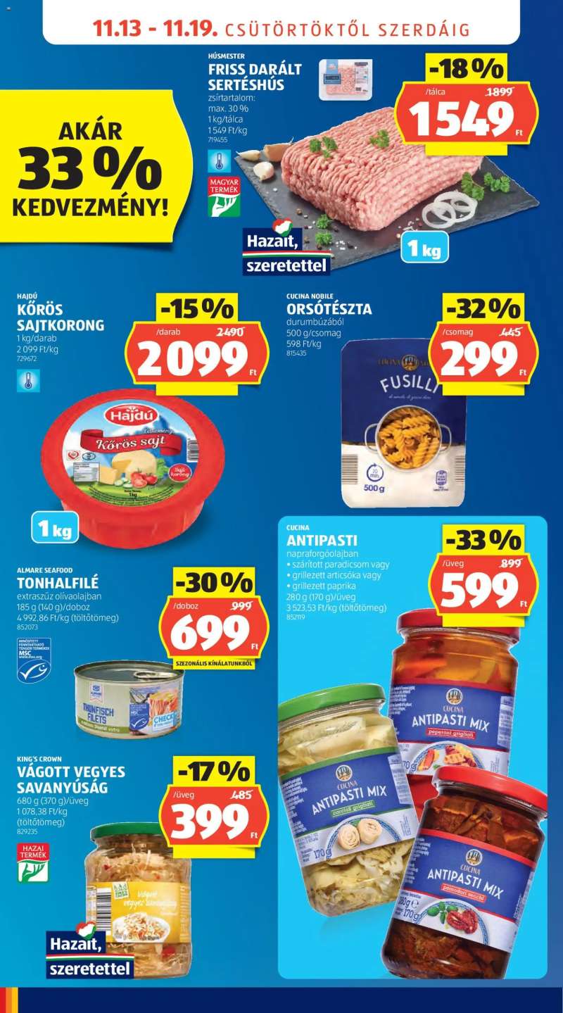Aldi Akciós újság Aldi 16 oldal