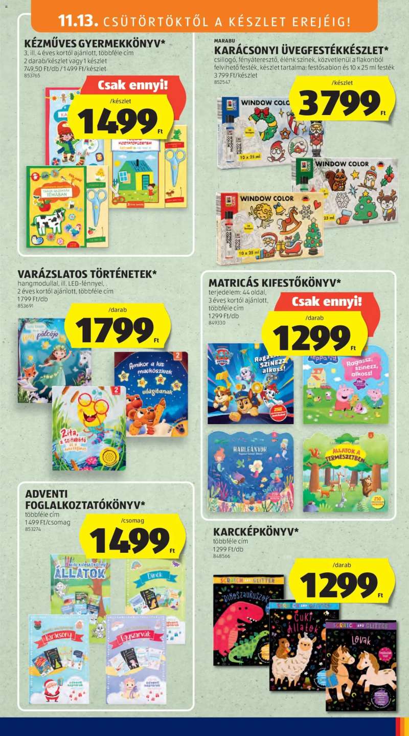 Aldi Akciós újság Aldi 28 oldal