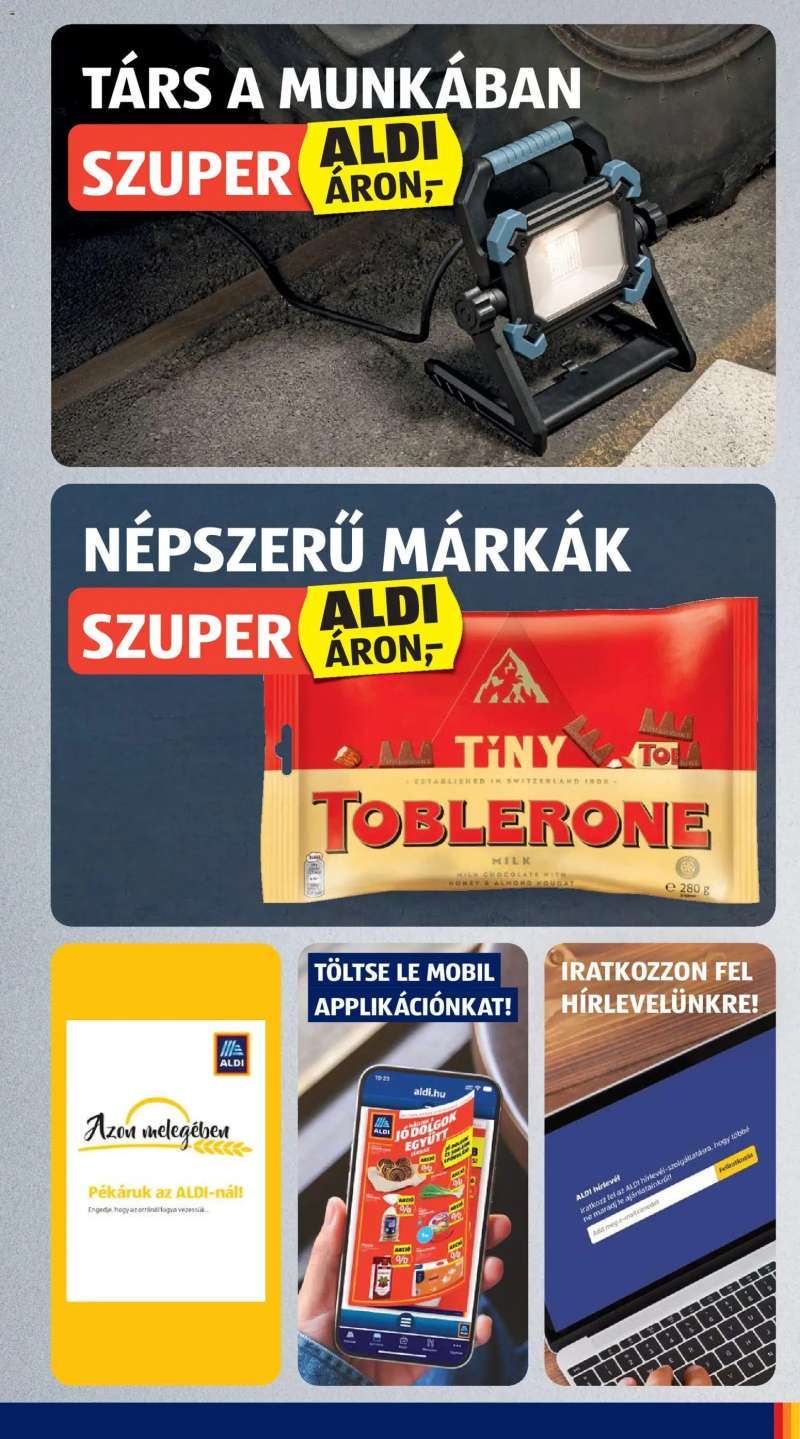 Aldi Akciós újság Aldi 3 oldal