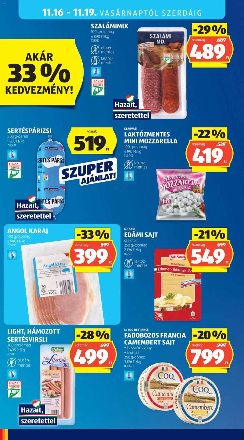 Aldi Akciós újság Aldi 37 oldal