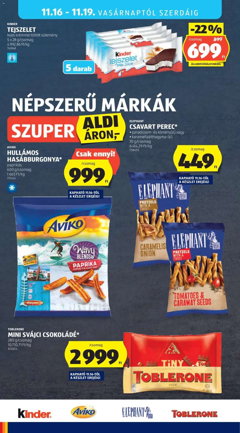 Aldi Akciós újság Aldi 49 oldal