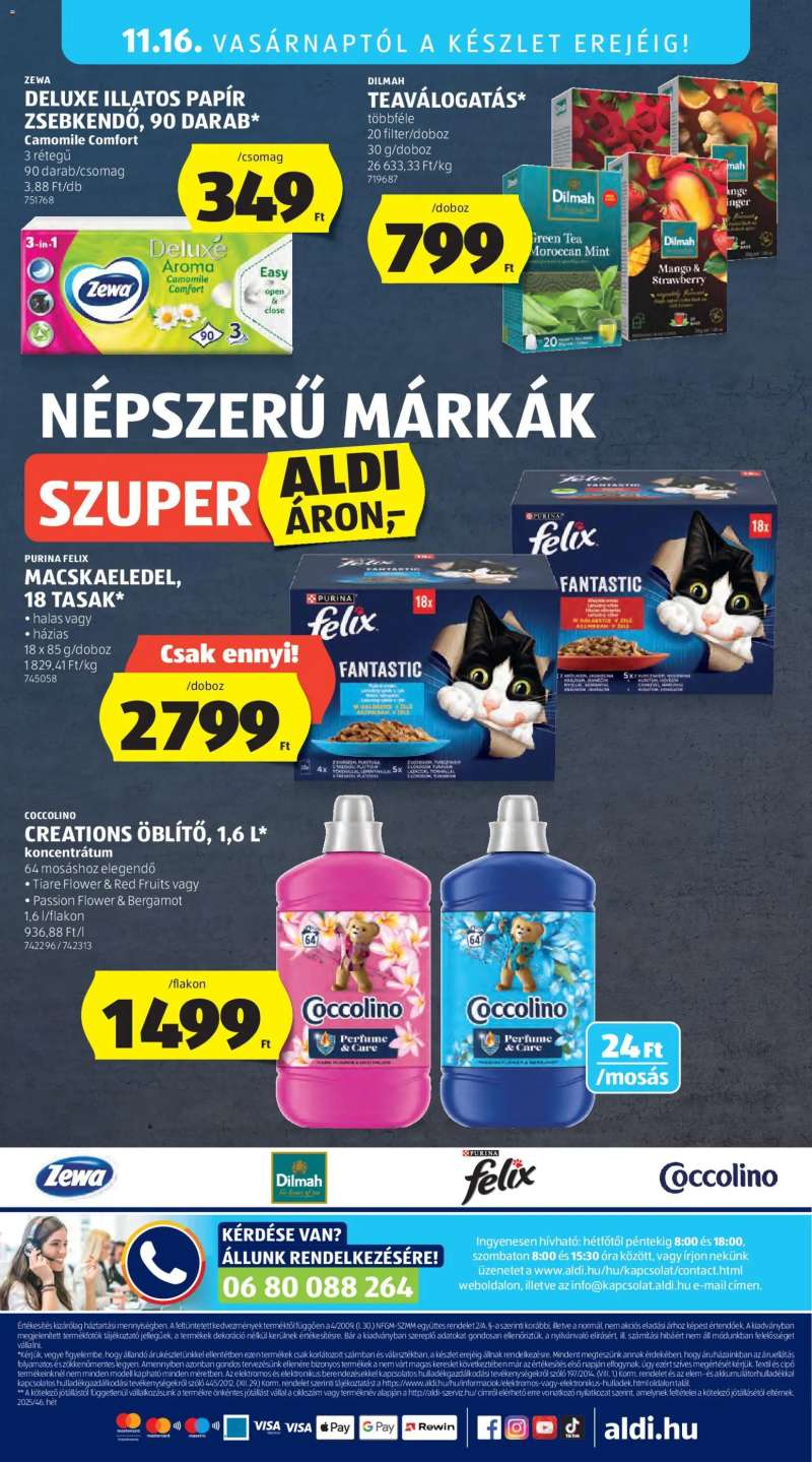 Aldi Akciós újság Aldi 55 oldal