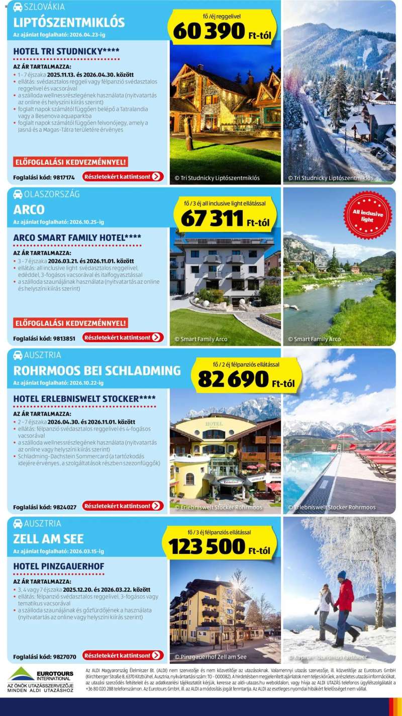 Aldi Akciós újság Aldi 58 oldal