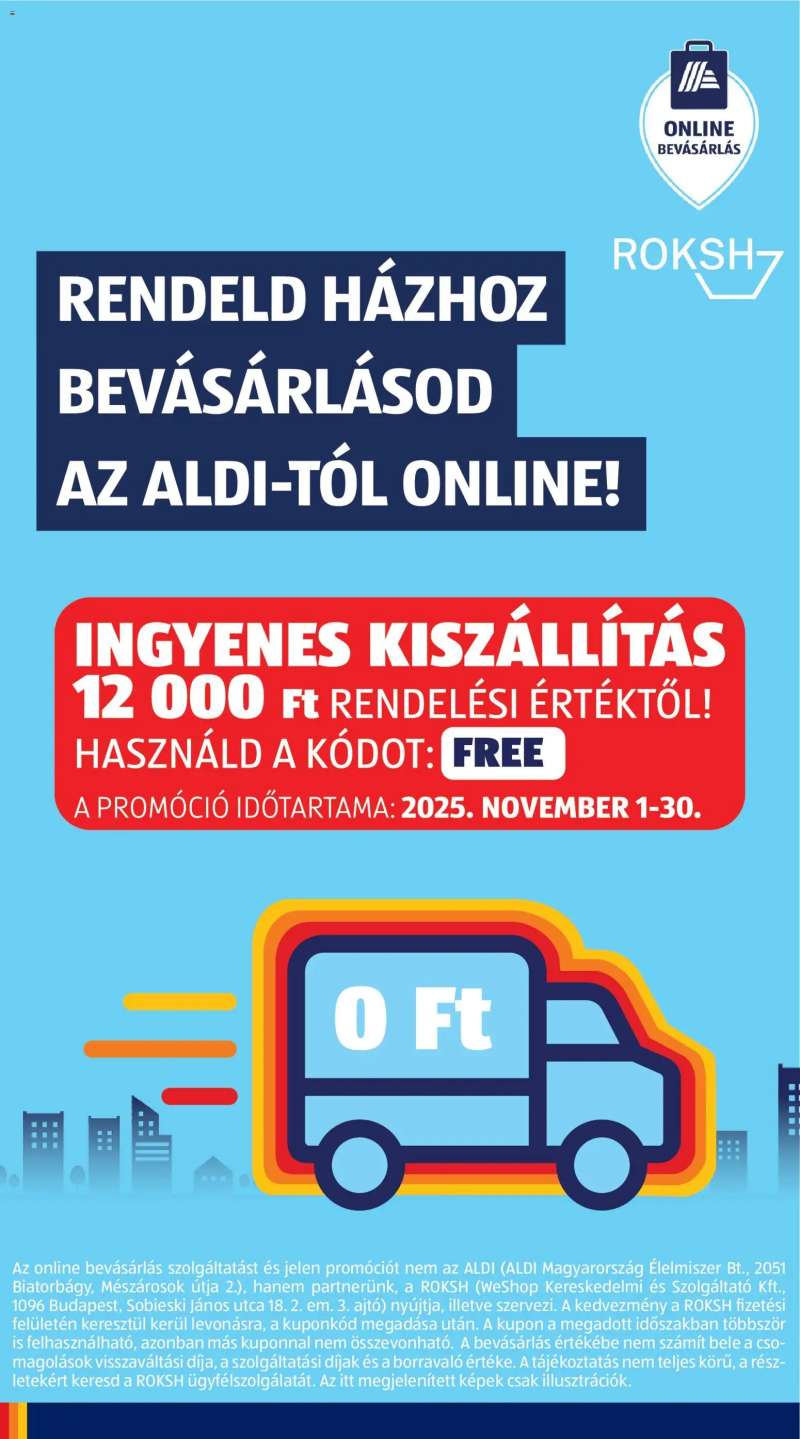 Aldi Akciós újság Aldi 6 oldal