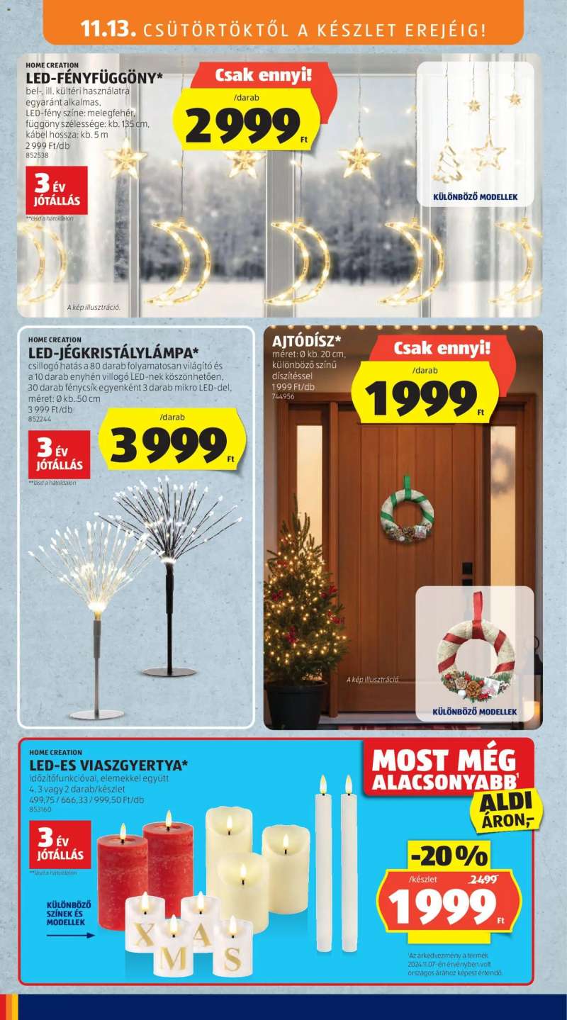 Aldi Középső sor termékei 10 oldal