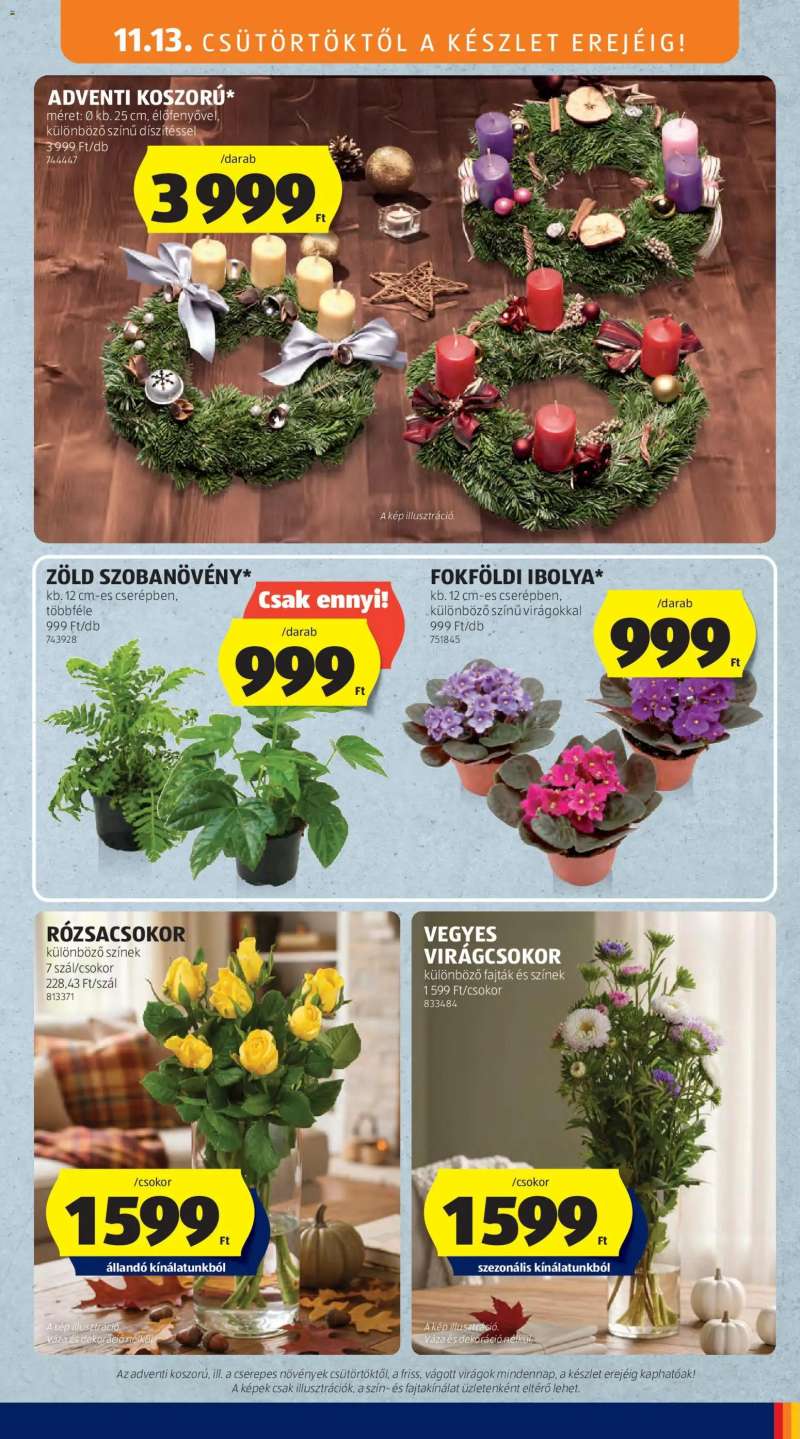 Aldi Középső sor termékei 11 oldal