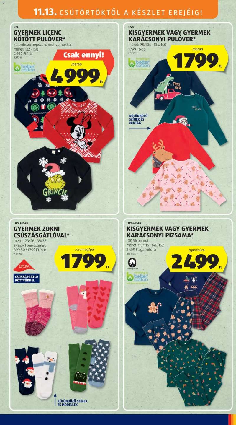 Aldi Középső sor termékei 5 oldal