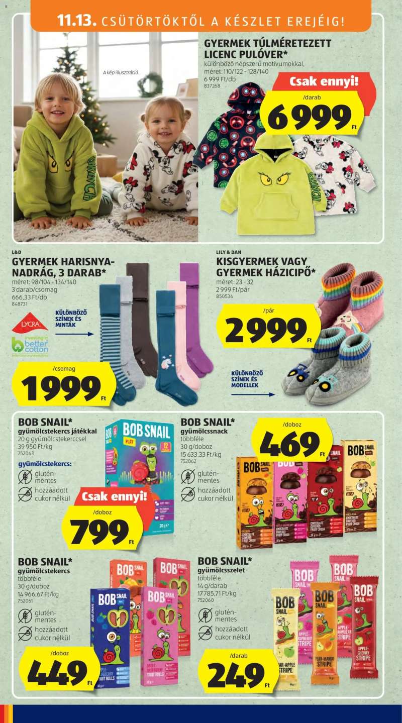 Aldi Középső sor termékei 6 oldal