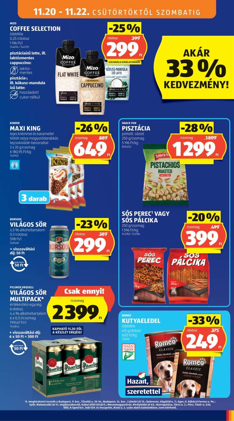 Aldi Akciós Újság 11 oldal