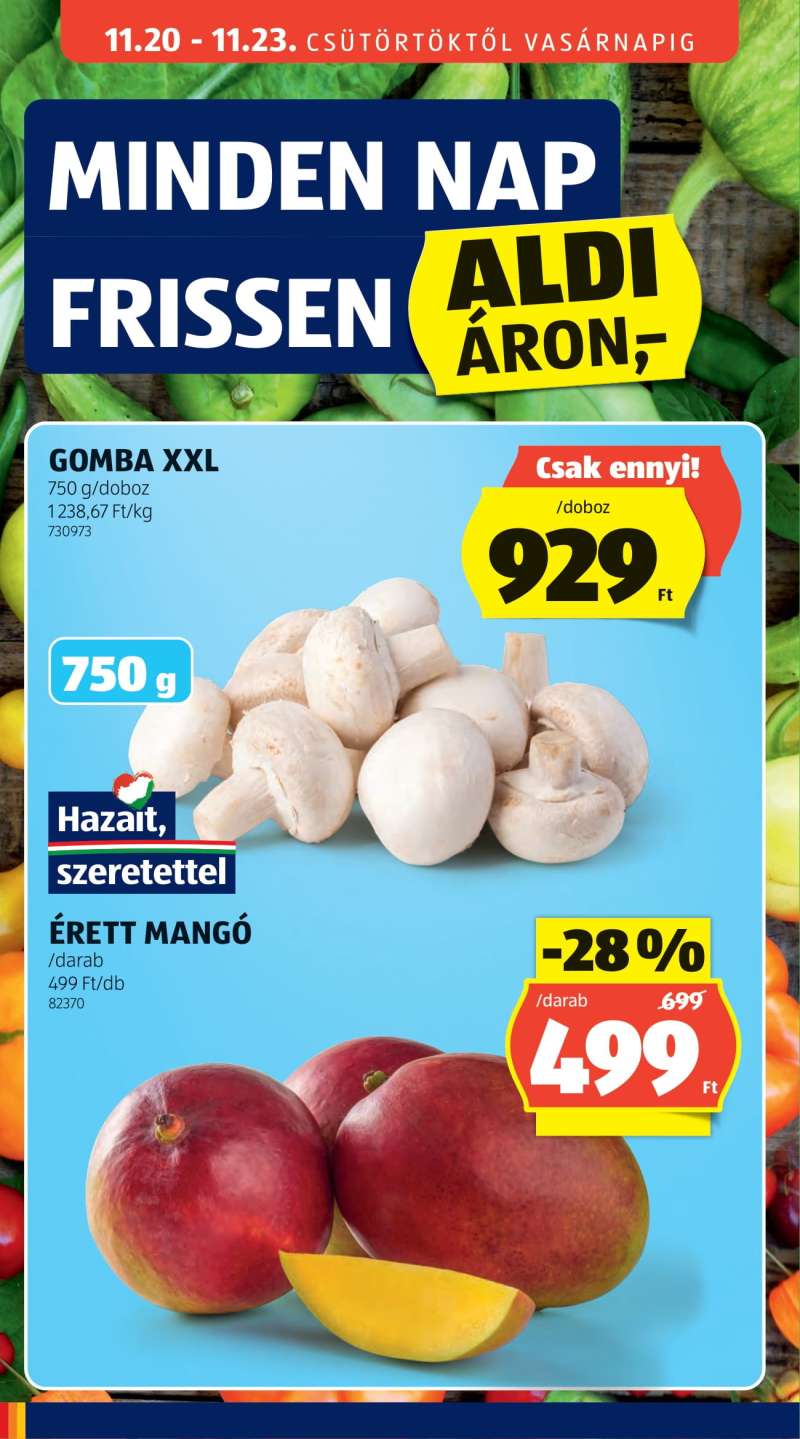 Aldi Akciós Újság 12 oldal