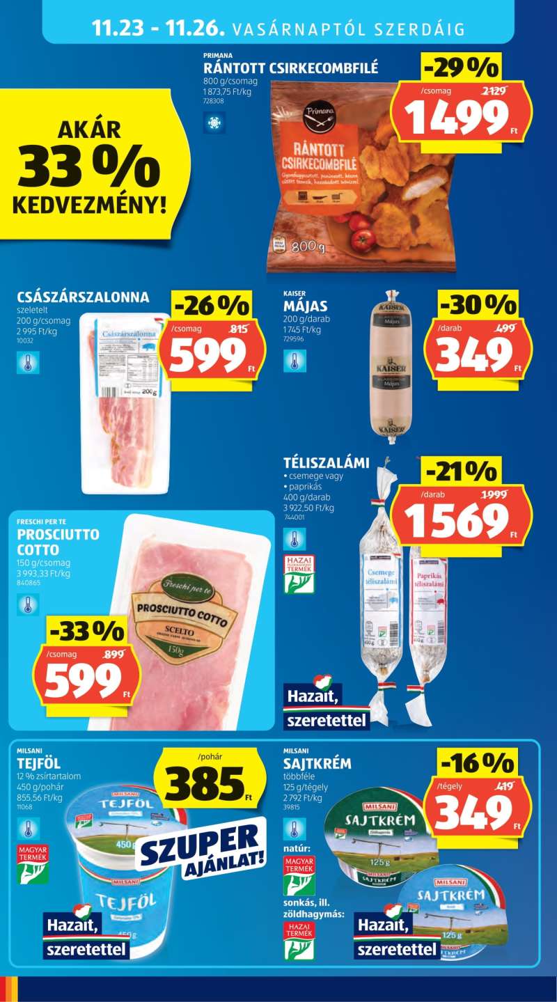 Aldi Akciós Újság 36 oldal