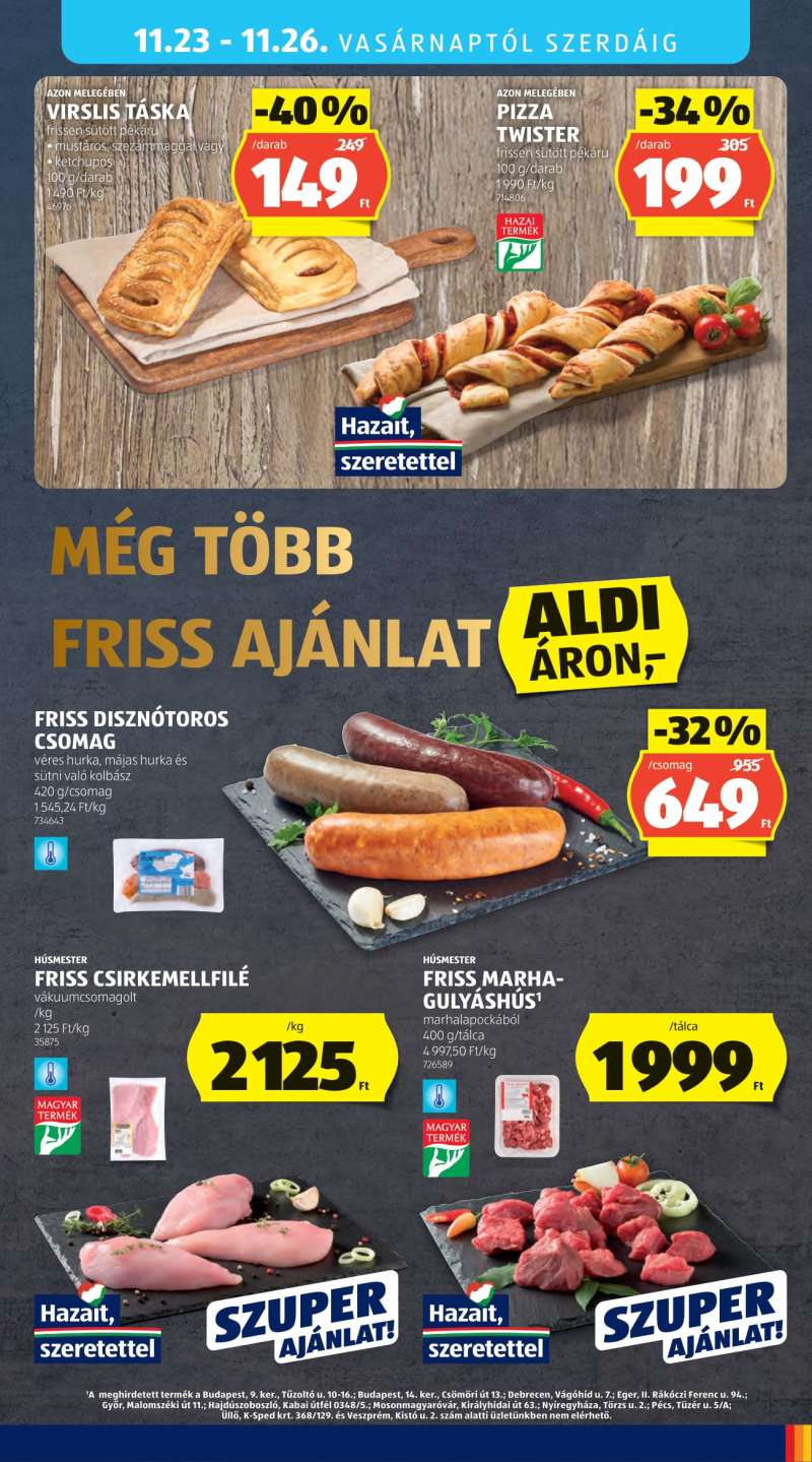 Aldi Akciós Újság 39 oldal