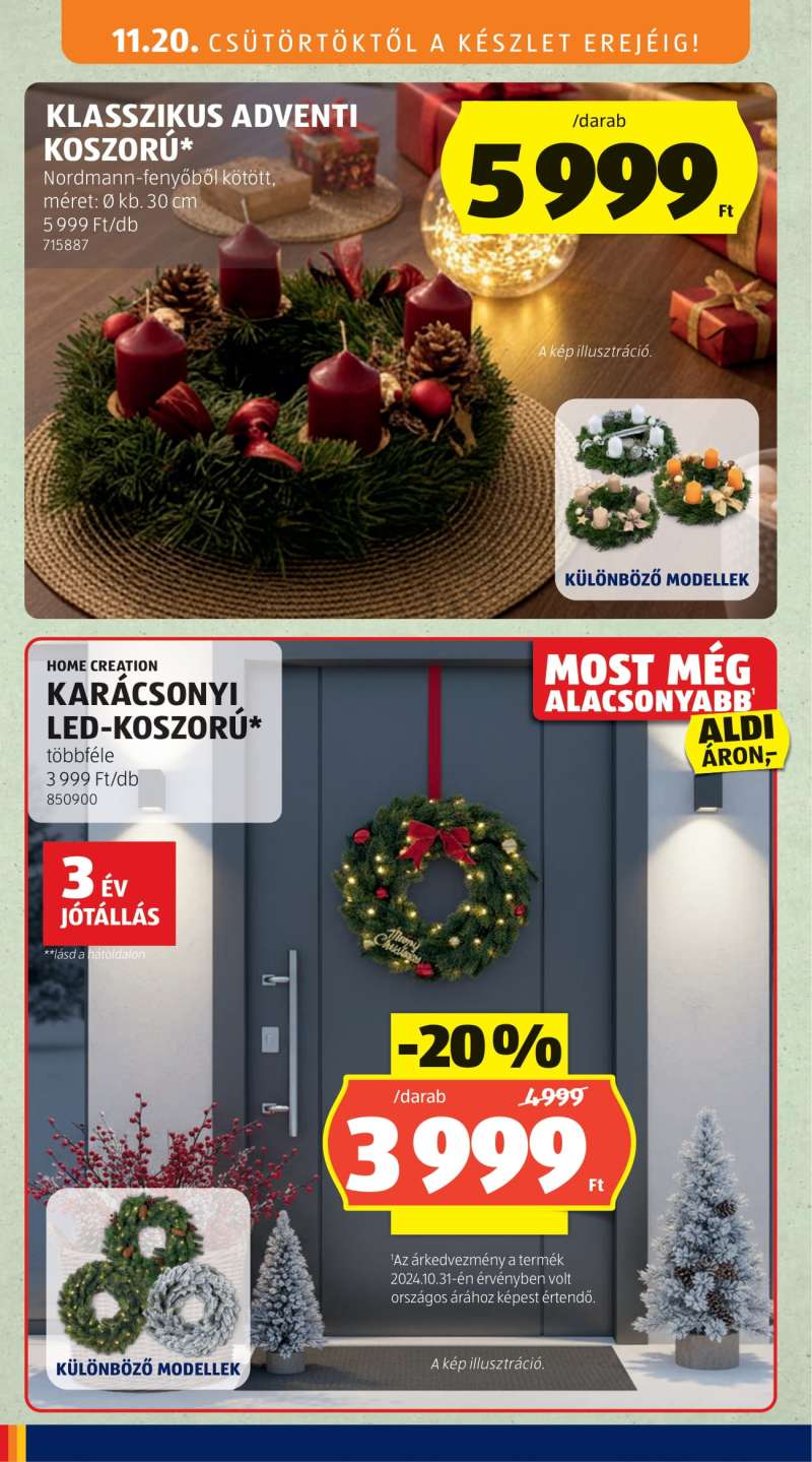 Aldi Akciós Újság 4 oldal