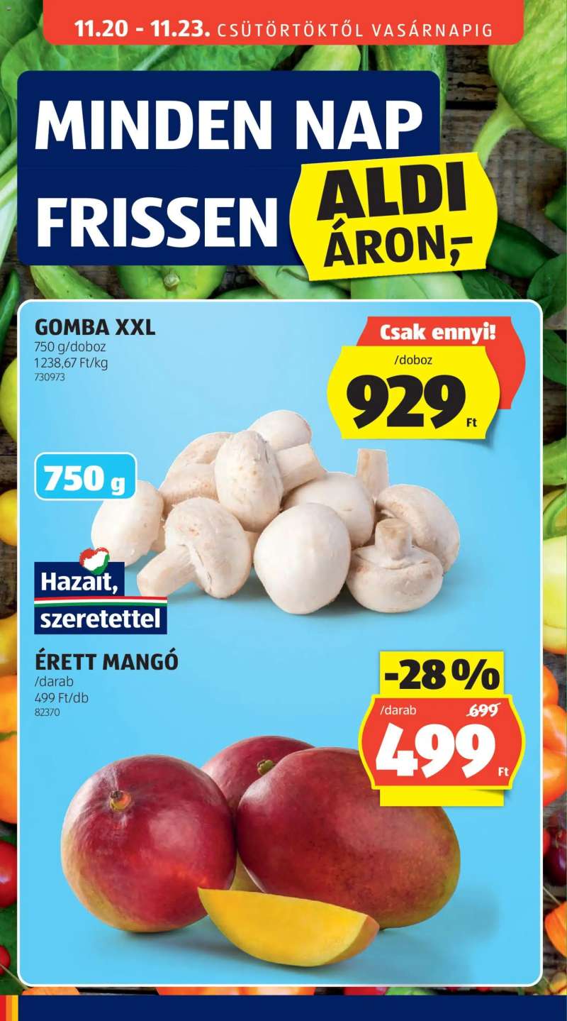 Aldi Akciós újság Aldi 12 oldal