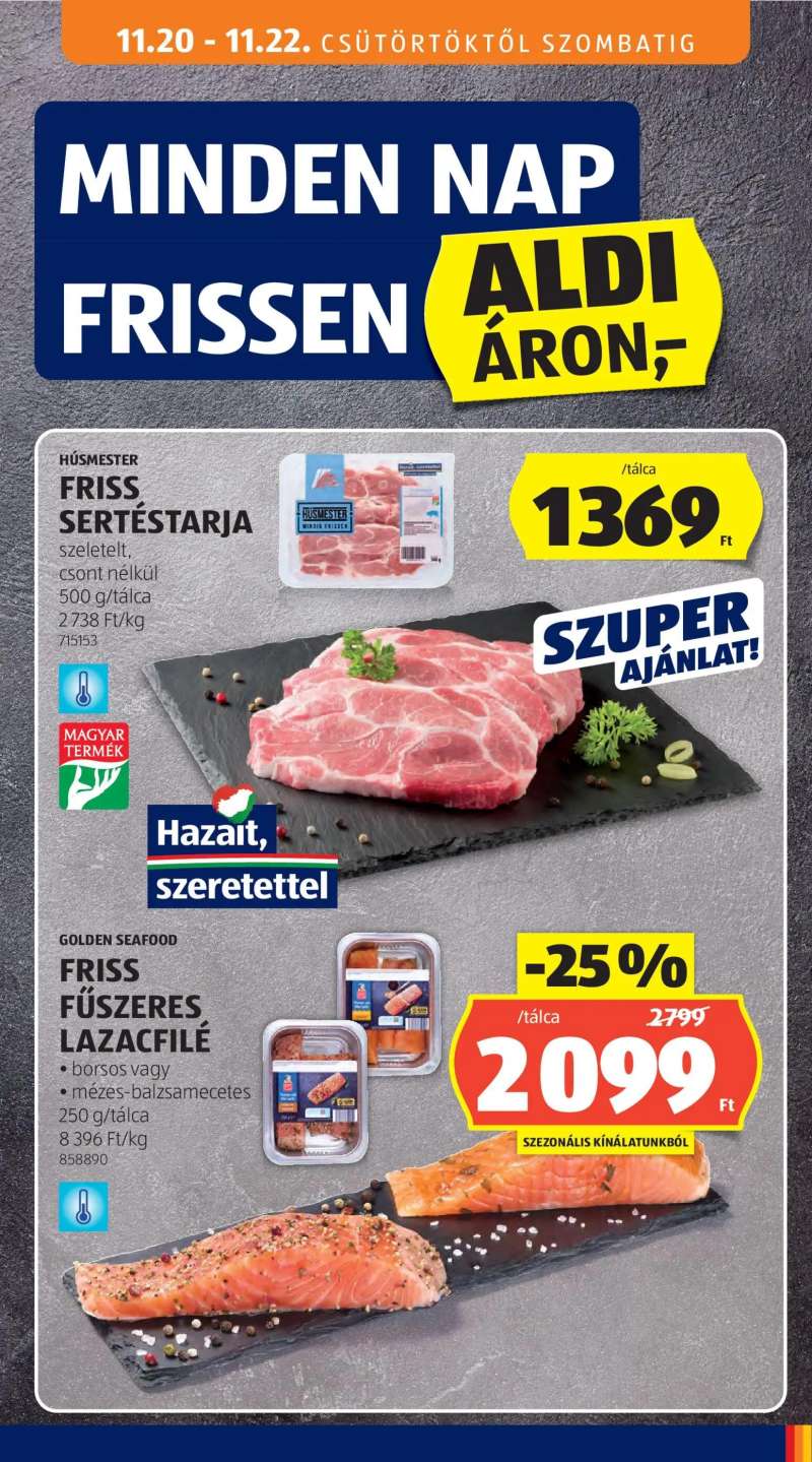 Aldi Akciós újság Aldi 13 oldal